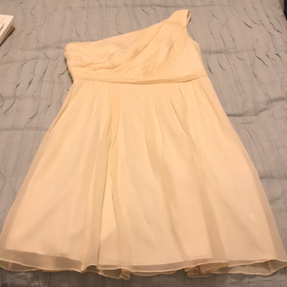 Jcrew Kylie bridesmaid dress in silk chiffon